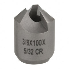 Made in USA - 3/8" Cutter Head Diam, 5/32" Pilot Hole Diam, High Speed Steel Reverse Countersink - Exact Tool & Supply