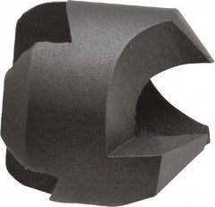Made in USA - 1/2" Cutter Head Diam, 1/4" Pilot Hole Diam, High Speed Steel Reverse Countersink - Exact Tool & Supply