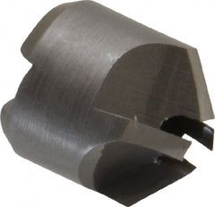 Made in USA - 4 Flutes, 9/16" Cutter Head Diam, 3/16" Pilot Hole Diam, High Speed Steel Reverse Countersink - Exact Tool & Supply