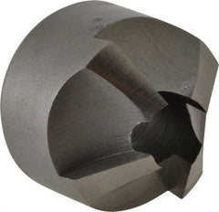 Made in USA - 4 Flutes, 11/16" Cutter Head Diam, 1/4" Pilot Hole Diam, High Speed Steel Reverse Countersink - Exact Tool & Supply