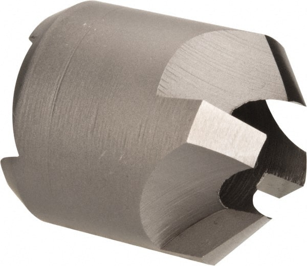 Made in USA - 4 Flutes, 3/4" Cutter Head Diam, 3/8" Pilot Hole Diam, High Speed Steel Reverse Countersink - Exact Tool & Supply