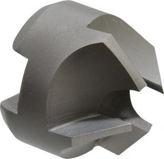 Made in USA - 4 Flutes, 1" Cutter Head Diam, 3/8" Pilot Hole Diam, High Speed Steel Reverse Countersink - Exact Tool & Supply