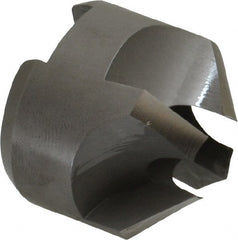 Made in USA - 4 Flutes, 1-1/4" Cutter Head Diam, 1/2" Pilot Hole Diam, High Speed Steel Reverse Countersink - Exact Tool & Supply