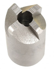 Made in USA - 4 Flutes, 1/2" Diam, 5/32" Pilot Hole Diam, High Speed Steel Reverse Counterbore - Exact Tool & Supply