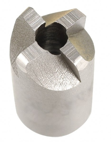 Made in USA - 4 Flutes, 1-3/4" Diam, 3/4" Pilot Hole Diam, Carbide-Tipped Reverse Counterbore - Exact Tool & Supply