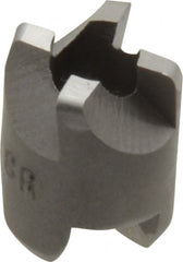Made in USA - 4 Flutes, 3/8" Diam, 3/16" Pilot Hole Diam, High Speed Steel Reverse Counterbore - Exact Tool & Supply