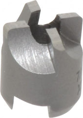 Made in USA - 4 Flutes, 7/16" Diam, 3/16" Pilot Hole Diam, High Speed Steel Reverse Counterbore - Exact Tool & Supply