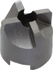 Made in USA - 4 Flutes, 1/2" Diam, 3/16" Pilot Hole Diam, High Speed Steel Reverse Counterbore - Exact Tool & Supply