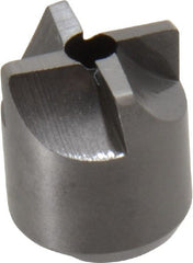 Made in USA - 4 Flutes, 9/16" Diam, 5/32" Pilot Hole Diam, High Speed Steel Reverse Counterbore - Exact Tool & Supply