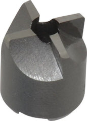 Made in USA - 4 Flutes, 9/16" Diam, 3/16" Pilot Hole Diam, High Speed Steel Reverse Counterbore - Exact Tool & Supply