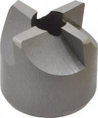 Made in USA - 4 Flutes, 11/16" Diam, 1/4" Pilot Hole Diam, High Speed Steel Reverse Counterbore - Exact Tool & Supply