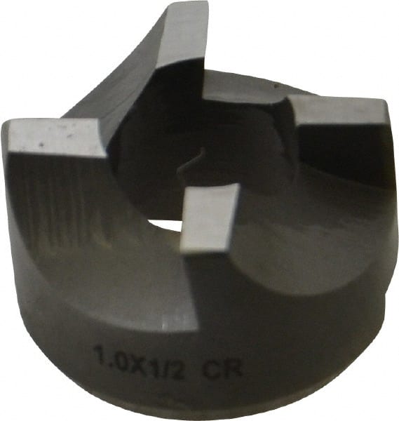Made in USA - 4 Flutes, 1" Diam, 1/2" Pilot Hole Diam, High Speed Steel Reverse Counterbore - Exact Tool & Supply