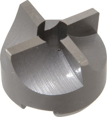 Made in USA - 4 Flutes, 1-1/4" Diam, 3/8" Pilot Hole Diam, High Speed Steel Reverse Counterbore - Exact Tool & Supply