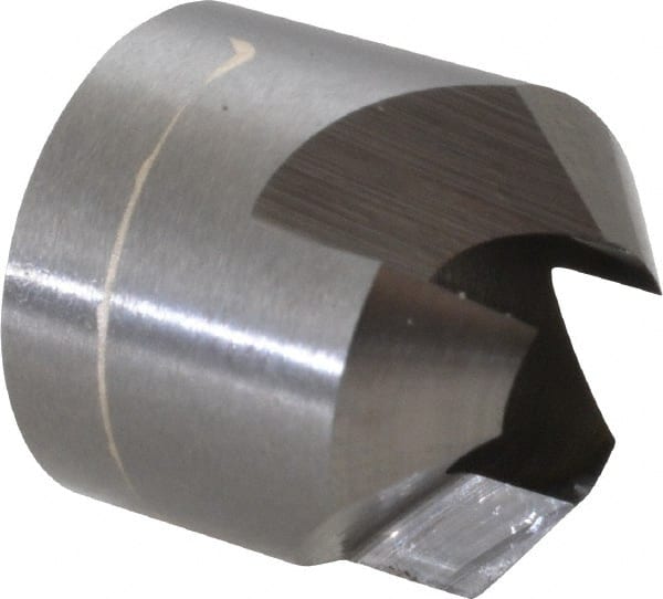 Made in USA - 1/2" Cutter Head Diam, 1/4" Pilot Hole Diam, Solid Carbide Reverse Countersink - Exact Tool & Supply