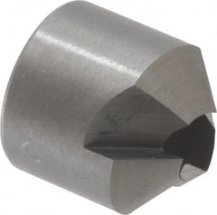 Made in USA - 5/8" Cutter Head Diam, 1/4" Pilot Hole Diam, Solid Carbide Reverse Countersink - Exact Tool & Supply