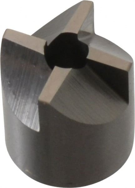 Made in USA - 4 Flutes, 9/16" Diam, 3/16" Pilot Hole Diam, Solid Carbide Reverse Counterbore - Exact Tool & Supply