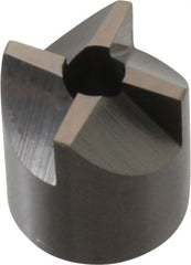Made in USA - 4 Flutes, 9/16" Diam, 3/16" Pilot Hole Diam, Solid Carbide Reverse Counterbore - Exact Tool & Supply