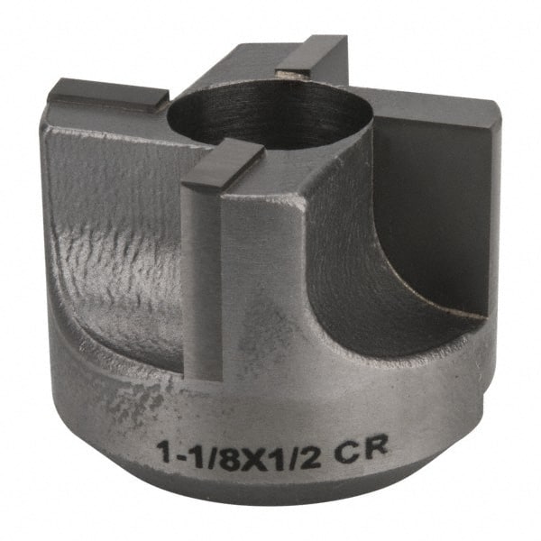 Made in USA - 4 Flutes, 1-1/8" Diam, 1/2" Pilot Hole Diam, Carbide-Tipped Reverse Counterbore - Exact Tool & Supply