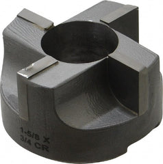 Made in USA - 4 Flutes, 1-5/8" Diam, 3/4" Pilot Hole Diam, Carbide-Tipped Reverse Counterbore - Exact Tool & Supply