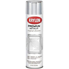 Krylon - Original Chrome, Gloss, Metallic Spray Paint - 8 oz Container - Exact Tool & Supply