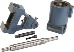 Vectrax - Right Angle Milling Head - Includes 1 Inch Arbor, Arbor Support for R8 Spindle, Horizontal Milling Attachment Including Right Angle Head and R8 in - R8 out - Exact Tool & Supply
