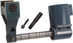 Vectrax - Right Angle Milling Head - R8 Spindle Taper, Compatible with GS 20 Series Manual Milling Machine, Includes 1 Inch Arbor, Arbor Support for NT40 Spindle, Horizontal Milling Attachment Including Right Angle Head and NT40 in - R8 out - Exact Tool & Supply