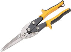 Value Collection - 3" Length of Cut, Straight Pattern Tinner's Snip - 10" OAL - Exact Tool & Supply