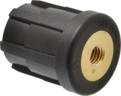 Gibraltar - 1-1/2" Tube, 3/8-16 Thread, 1,000 Lb Capacity, Round Tube End - 0.065" Tube Wall - Exact Tool & Supply