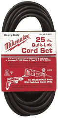 Milwaukee Tool - Power Drill Quik-Lok Cord Set - For All Magnum Drills - Exact Tool & Supply