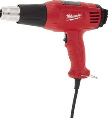 Milwaukee Tool - 570 to 1,000°F Heat Setting, 14.8 CFM Air Flow, Heat Gun - 120 Volts, 11.6 Amps, 1,400 Watts, 10.13' Cord Length - Exact Tool & Supply
