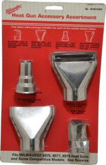 Milwaukee Tool - 4 Piece Heat Gun Accessory Set - For Use with Milwaukee Heat Gun - Exact Tool & Supply