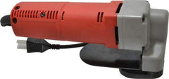 Milwaukee Tool - 4,000 SPM, 120 Volt, Angled Handle, Handheld Electric Shear - 14 Gauge (Steel) & 16 Gauge (Stainless Steel) Cutting Capacity - Exact Tool & Supply