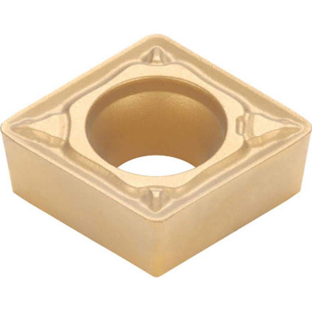 Turning Insert:  CCMT21.51SW NS9530,  Cermet Uncoated Finish,  Neutral,  0.2560″ Long,  1/4″ Inscribed Circle,  0.0160″ Corner Radius,  N/A Diamond,  Series  CCMT