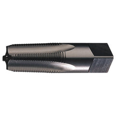 ‎1-11.5 NPTF 5 Flute HSS Medium Hook Taper Taper Pipe Tap- TiN - Exact Tool & Supply