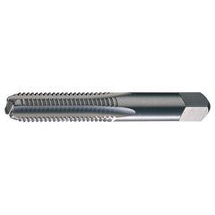 ‎1-1/8-12 UNF 4 Flute H4 HSS Standard Bottoming Chamfer General Purpose Hand Tap- Bright - Exact Tool & Supply