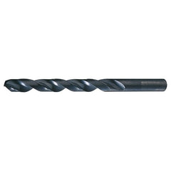 25/64 RHS / RHC HSS 135 Degree Split Point Heavy Duty Jobber Length Drill - Steam Oxide - Exact Tool & Supply
