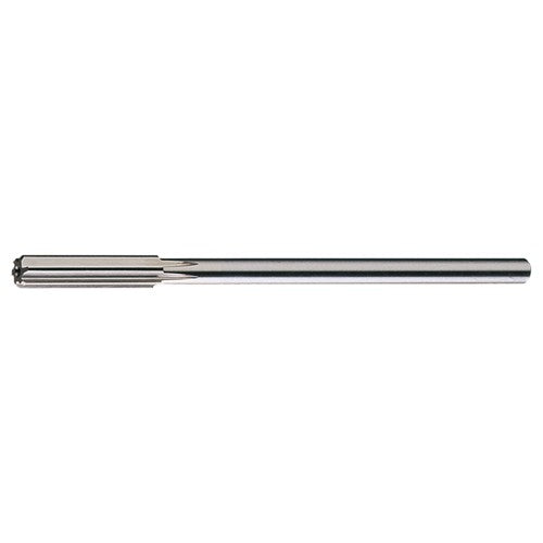 7/16 STR / RHC HSS Straight Shank Straight Flute Reamer - Bright - Exact Tool & Supply