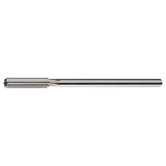 7/16 STR / RHC HSS Straight Shank Straight Flute Reamer - Bright - Exact Tool & Supply