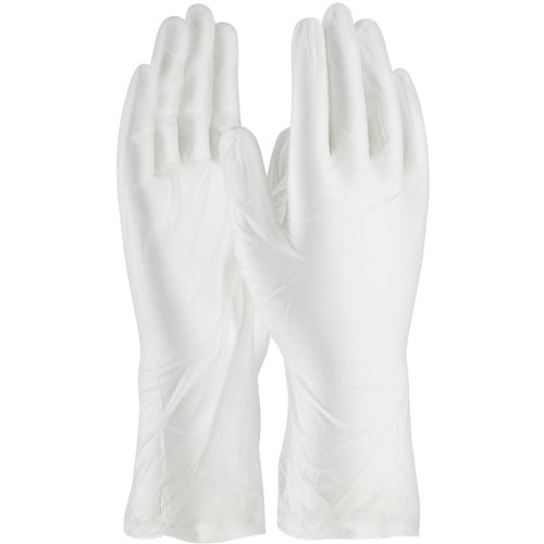 ‎100-2830/L CE Single Use Gloves - Co-Polymer Vinyl - Class 10 - 12 In Length - 5 mil. - Powder Free - Exact Tool & Supply