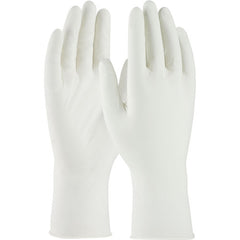 ‎100-333010/L CE Single Use Gloves - Nitrile - Textured Fingers - 5 mil. - Class 10 - 12 Inch - PF - Exact Tool & Supply