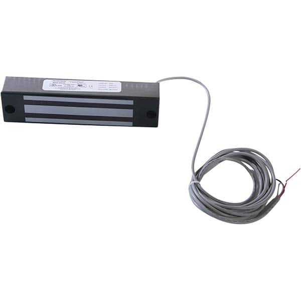 Securitron - Electromagnet Locks Average Magnetic Pull (Lb.): 600.000 (Pounds) Length (Inch): 8 - Exact Tool & Supply