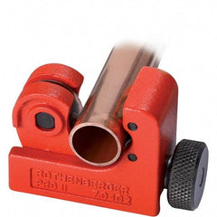 Rothenberger - 1/4" to 7/8" Pipe Capacity, Tube Cutter - Cuts Copper, 2-1/4" OAL - Exact Tool & Supply