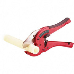 Rothenberger - 1-5/8" Pipe Capacity, Tube & Pipe Cutter - Cuts Plastic, PVC, CPVC, 9" OAL - Exact Tool & Supply