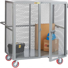 Little Giant - Lockers Type: Heavy Duty Mesh Security Cabinet Number of Tiers: 1 - Exact Tool & Supply