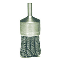 ‎1-1/8″ Knot Wire End Brush, .014″ Steel Fill, Retail Pack - Exact Tool & Supply
