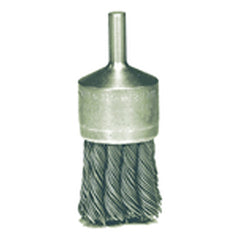 ‎1-1/8″ Knot Wire End Brush, .020″ Steel Fill, Retail Pack - Exact Tool & Supply