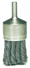 1-1/8'' Diameter - Knot Type Stainless End Brush - Exact Tool & Supply