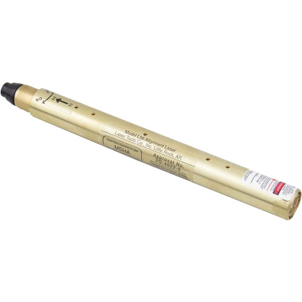 Laser Tools Co. - Laser Pointers; Type: Intrinsic Safe Laser Pointer ; Type of Power: 2 AAA Batteries ; Batteries Included: Yes ; Material: Brass ; Color: Red - Exact Tool & Supply