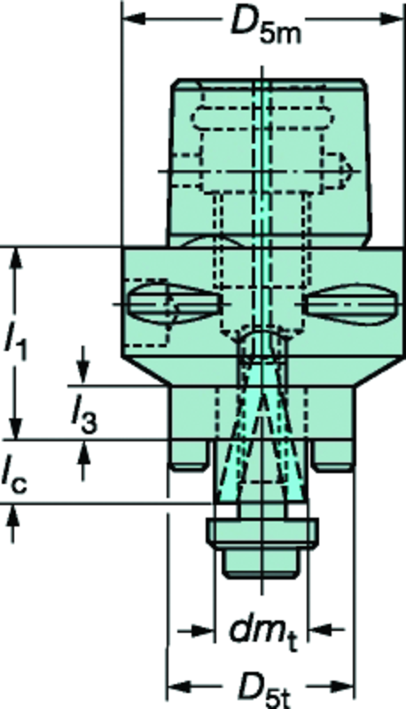 C339105C16030 Capto® Adapter - Exact Tool & Supply