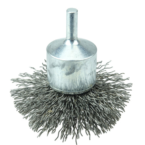 2 3/4″ Diameter - Steel Wire Flared End Brush - Exact Tool & Supply